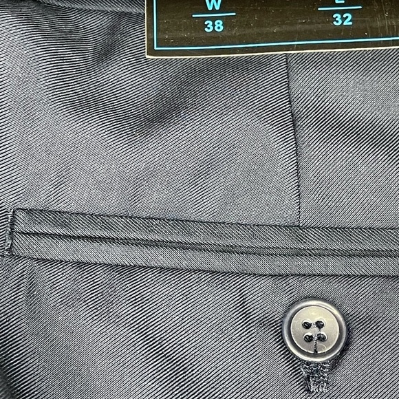 Enrico Bertucci 38x32 Blue Pants with Belt NWT - Picture 4 of 9